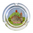 Suvenyrinė peleninė Vilnius iš stiklo
